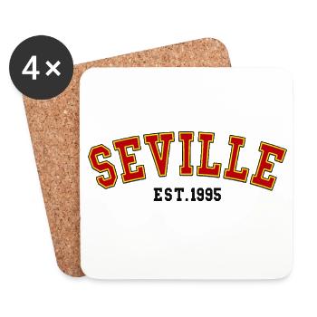 Sevilla Est.1995 - Untersetzer (4er-Set) - Weiß - Vorne