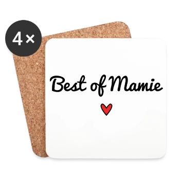 GRANNY. MOTHER'S DAY. HAPPY BIRTHDAY GRANDMA. I LOVE YOU - Coasters (set of 4) - white - Front