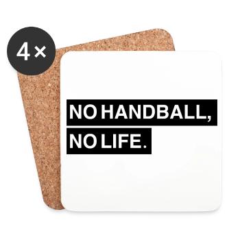 No Handball, no Life - Coasters (set of 4) - white - Front