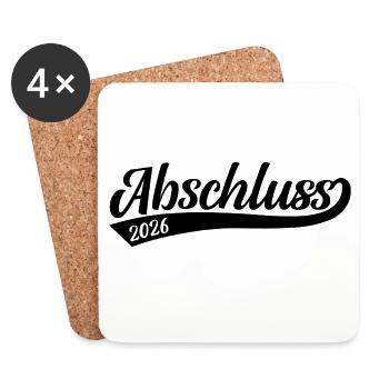 Graduation 2026 - Coasters (set of 4) - white - Front