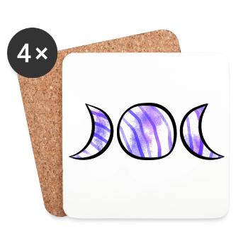 Moon Child Happy Easter Ostara - Coasters (set of 4) - white - Front