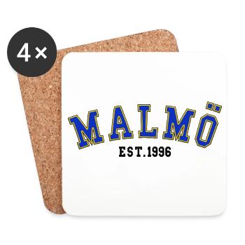 Malmö Est. 1996 - Coasters (set of 4) - white - Front