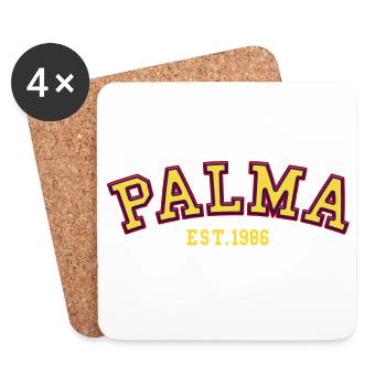 Palma Est. 1986 - Coasters (set of 4) - white - Front