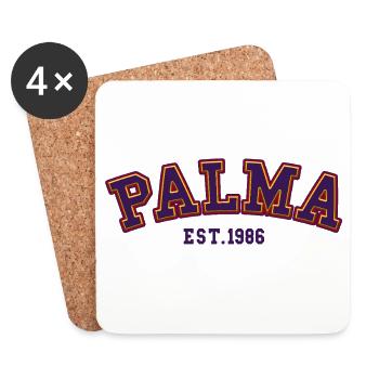 Palma Est. 1986 - Coasters (set of 4) - white - Front