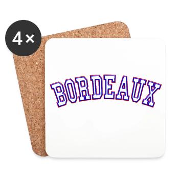 Bordeaux Est. 1976 - Coasters (set of 4) - white - Front