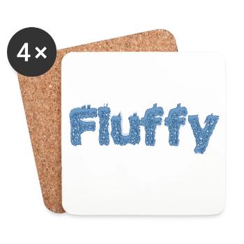 Fluffy - Coasters (set of 4) - white - Front