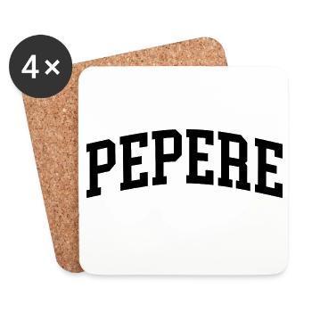 Pepere French Grandpa Pepere - Coasters (set of 4) - white - Front