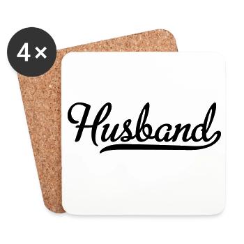 6061912 119088854 husband - Dessous de verre (lot de 4) - blanc - Devant
