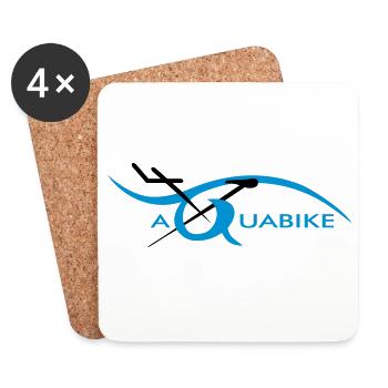 aquabike - Dessous de verre (lot de 4) - blanc - Devant