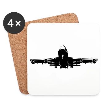 -747 - Coasters (set of 4) - white - Front