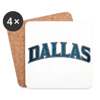Dallas Arc Blue Vintage - Coasters (set of 4) - white - Front
