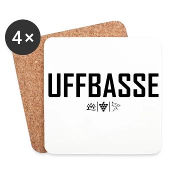 Uffbasse - Untersetzer (4er-Set) - Weiß - Vorne