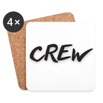 Crew - Untersetzer (4er-Set) - Weiß - Vorne