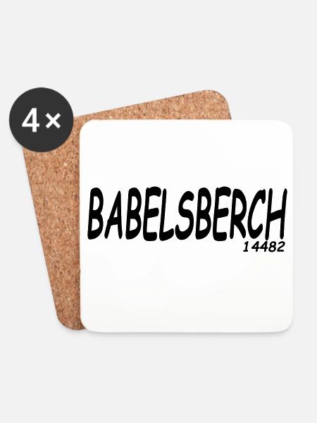 BABELSBERCH 14482 - Untersetzer (4er-Set) - Weiß