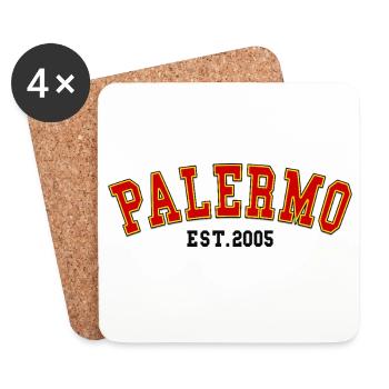 Palermo Est.2005 - Coasters (set of 4) - white - Front