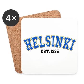 Helsinki est.1995 - Dessous de verre (lot de 4) - blanc - Devant
