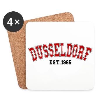 Düsseldorf Est. 1965 - Untersetzer (4er-Set) - Weiß - Vorne