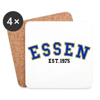 Essen Est. 1975 - Coasters (set of 4) - white - Front