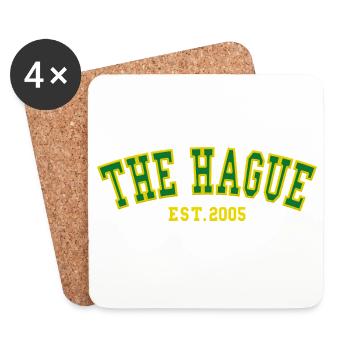 The Hague Est. 2005 - Coasters (set of 4) - white - Front