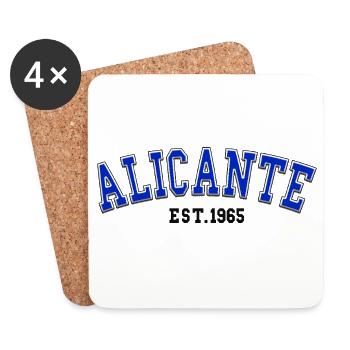 Alicante gegründet 1965 - Untersetzer (4er-Set) - Weiß - Vorne