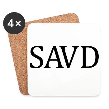 Bible Sauvée Christ Foi Jésus Sauvé - Dessous de verre (lot de 4) - blanc - Devant