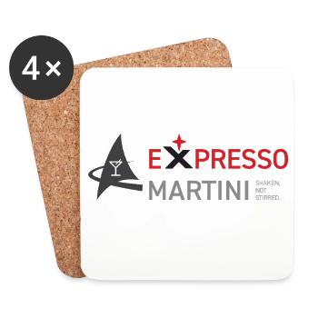 EXPRESS Martini - Untersetzer (4er-Set) - Weiß - Vorne
