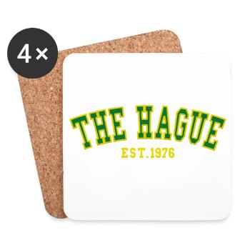 La Haye Fondée en 1976 - Dessous de verre (lot de 4) - blanc - Devant