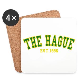 La Haye fondée en 1996 - Dessous de verre (lot de 4) - blanc - Devant