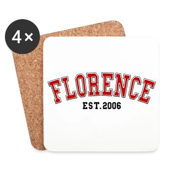 Florence Est. 2006 - Untersetzer (4er-Set) - Weiß - Vorne