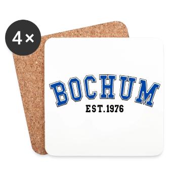 Bochum Fondé en 1976 - Dessous de verre (lot de 4) - blanc - Devant
