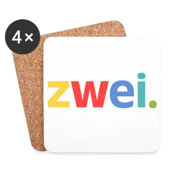 2nd Birthday Boy – 2 Years Two - Coasters (set of 4) - white - Front