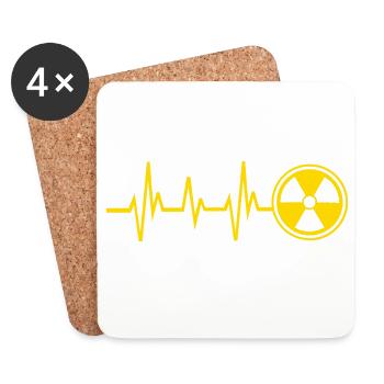 X-ray technician - Coasters (set of 4) - white - Front