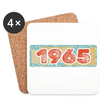 1965 - Coasters (set of 4) - white - Front