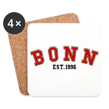Bonn Est. 1996 - Coasters (set of 4) - white - Front