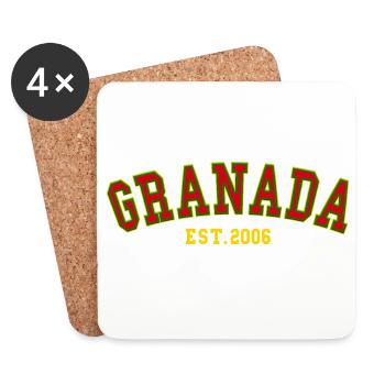 Granada Est. 2006 - Coasters (set of 4) - white - Front