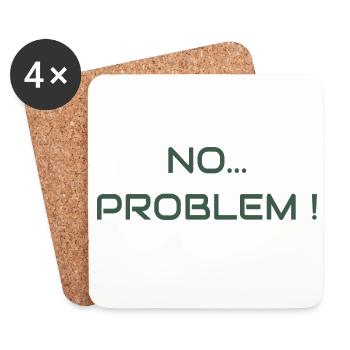 No problem ! The attitude vibe - Coasters (set of 4) - white - Front