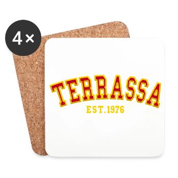 Terrassa Est. 1976 - Coasters (set of 4) - white - Front