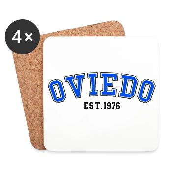 Ovedo Fondé en 1976 - Dessous de verre (lot de 4) - blanc - Devant