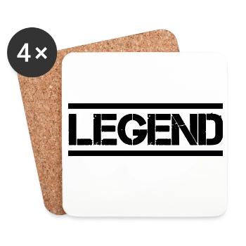 Legend, - Coasters (set of 4) - white - Front