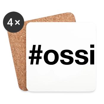 OSSI Hashtag East Germany - Coasters (set of 4) - white - Front