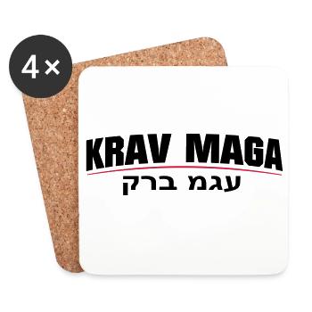 KravMaga Original - Untersetzer (4er-Set) - Weiß - Vorne