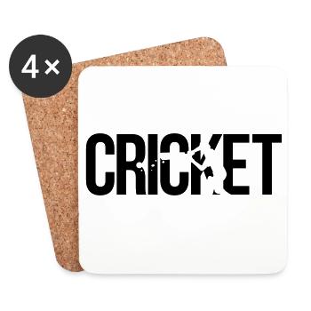 cricket - Dessous de verre (lot de 4) - blanc - Devant