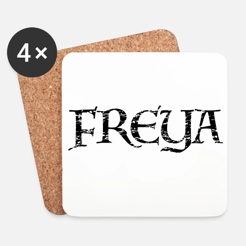 Freya - Untersetzer (4er-Set) - Weiß