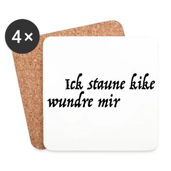 I'm amazed kike wound me - Coasters (set of 4) - white - Front