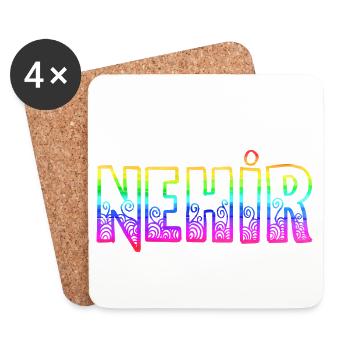 Nehir RS Arc-en-ciel - Dessous de verre (lot de 4) - blanc - Devant