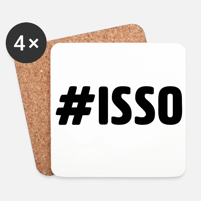 isso - Untersetzer (4er-Set) - Weiß