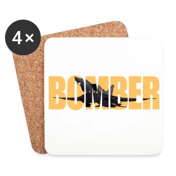 Bomber Tu-22 M3 - Untersetzer (4er-Set) - Weiß - Vorne