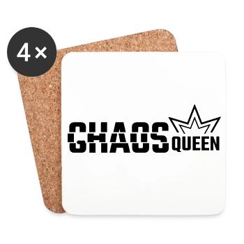 REINE DU CHAOS - Dessous de verre (lot de 4) - blanc - Devant