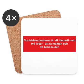 Anti Sosse - Untersetzer (4er-Set) - Weiß - Vorne