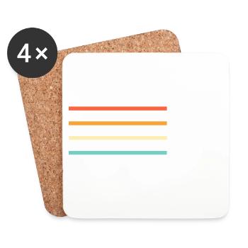 My name is Patrick - Coasters (set of 4) - white - Front